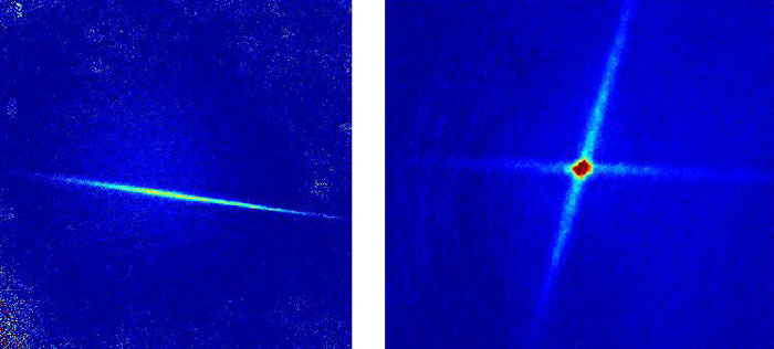 Absorption images of dipole trap